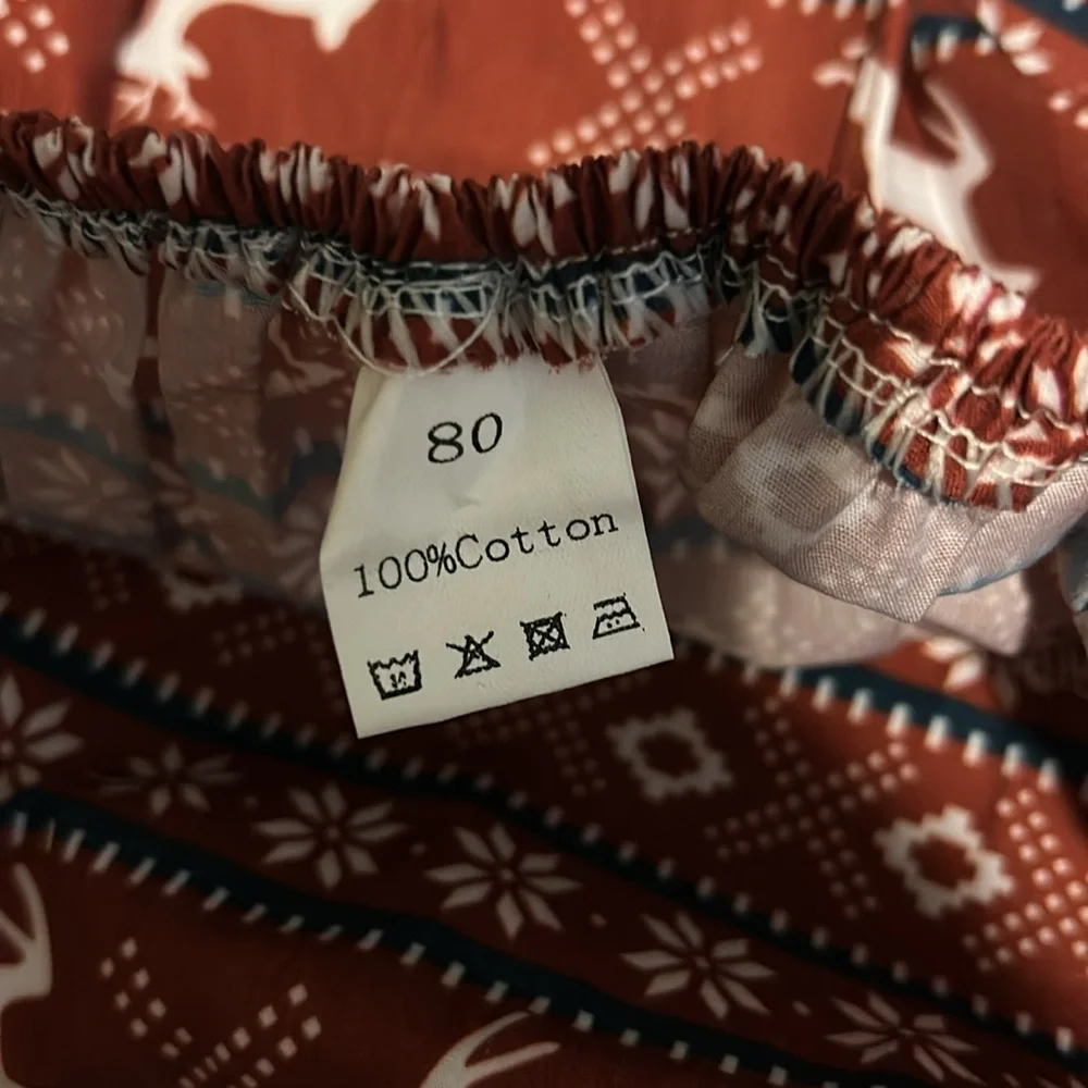 5/$30 🎈 Canis baby fair isle holiday romper size 80
